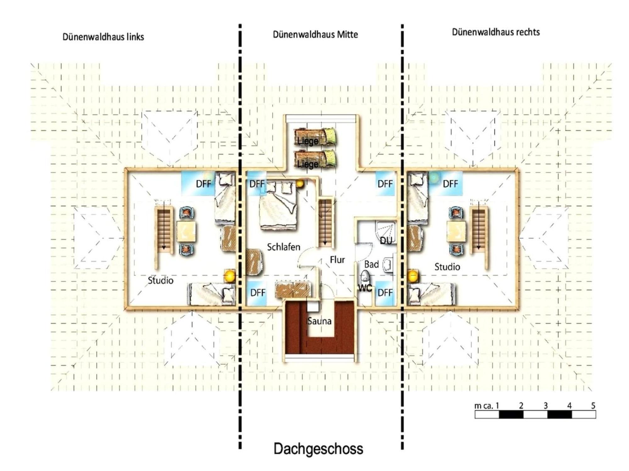 Reihenhaus Duenenwaldhaus Mitte In Trassenheideアパートメント エクステリア 写真
